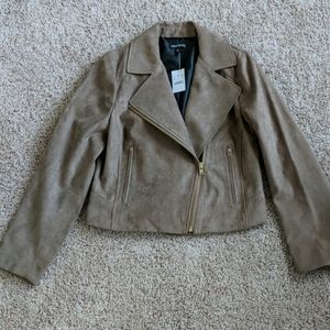 Faux Suede Jacket